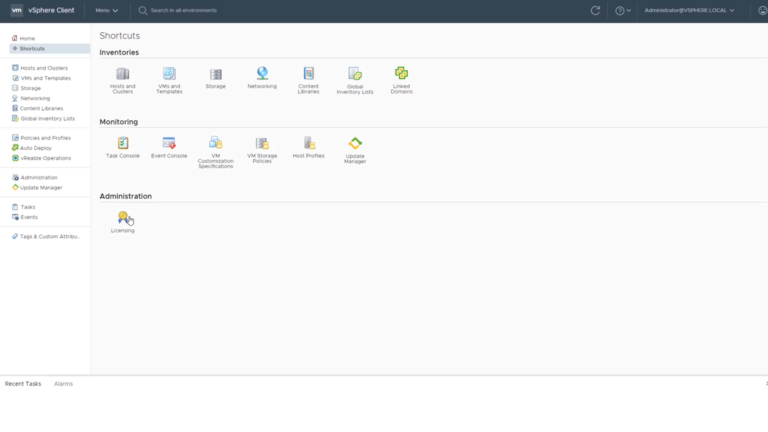 VMware vCenter Server 操作界面 02