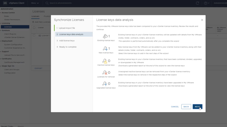 VMware vCenter Server 操作界面 04