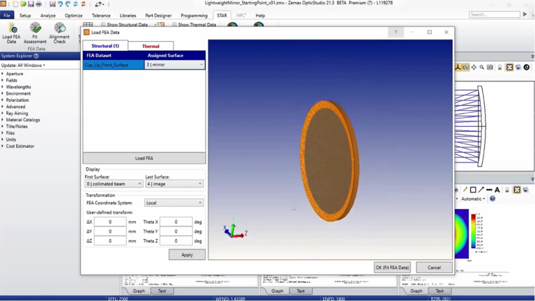 Zemax OpticStudio 操作界面 02