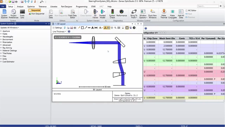 Zemax OpticStudio 操作界面 04