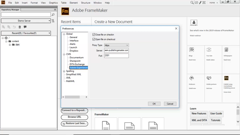 Adobe FrameMaker软件界面3