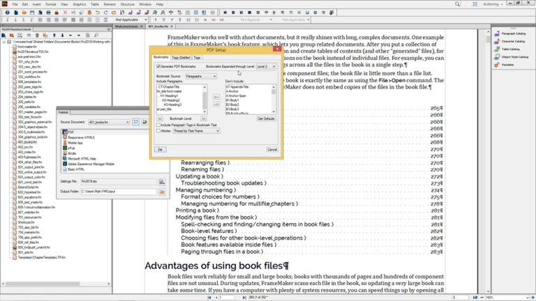 Adobe FrameMaker软件界面6