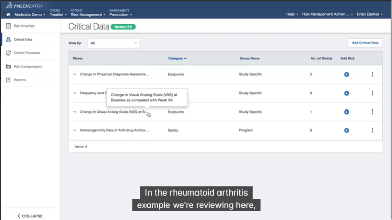 Medidata Clinical Cloud软件界面2