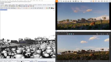 V-Ray for Rhino 7 功能模块：实时渲染、高斯泼溅与 AI 工具