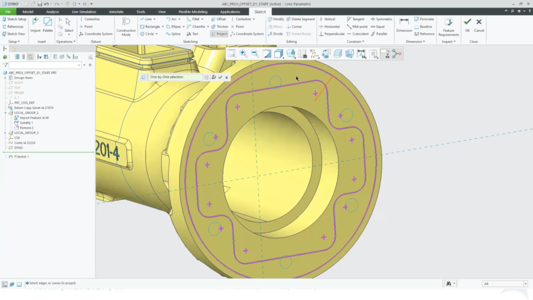Creo Design Advanced软件界面2