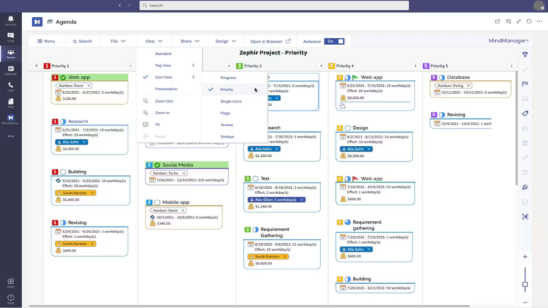 MindManager for Microsoft Teams软件界面2