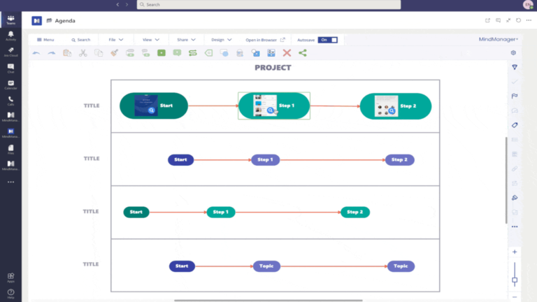 MindManager for Microsoft Teams软件界面5