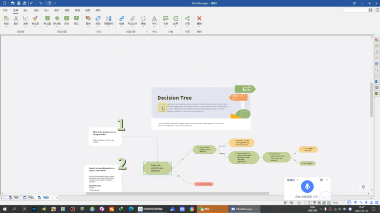Mindjet MindManager软件界面2