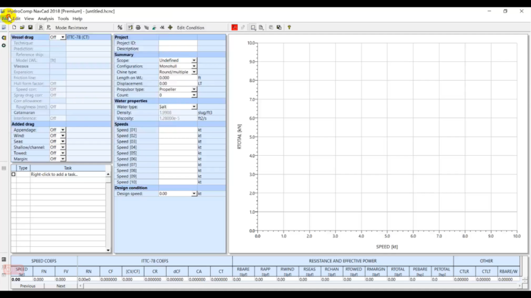 NavCad 航速动力性能分析与预测软件软件界面1