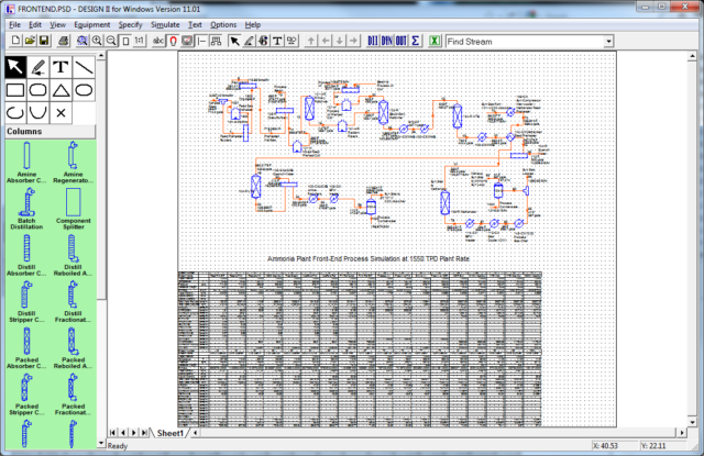 DESIGN II for Windows 过程模拟软件 功能模块