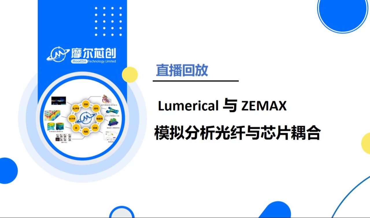 Lumerical 与 ZEMAX 模拟分析光纤与芯片耦合