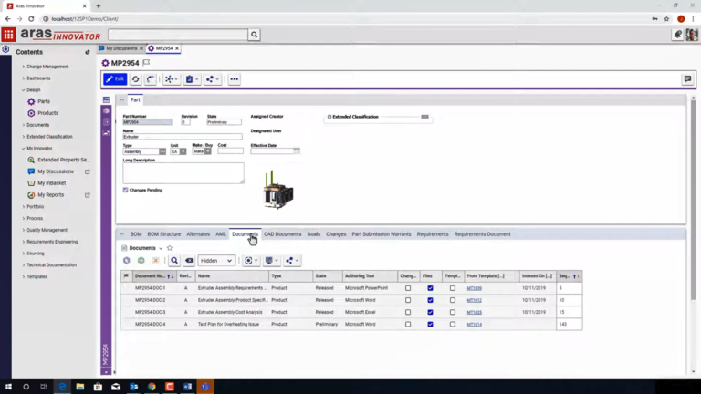 Aras Innovator PLM 操作界面 03
