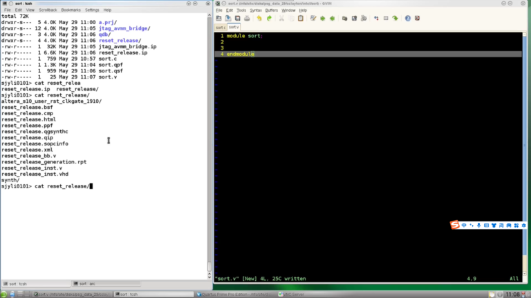 Quartus Prime 操作界面 04