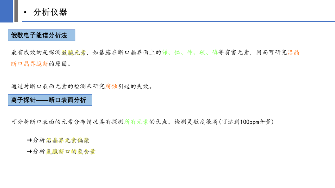 一文探究金属材料裂纹与断口分析