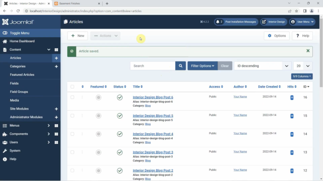 Joomla 功能模块