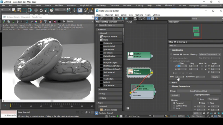 OctaneRender软件界面2