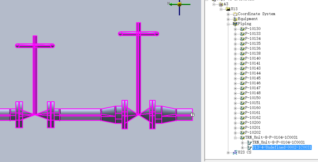 【每周微课】Intergraph Smart 3D典型的PipeRun划分错误示例