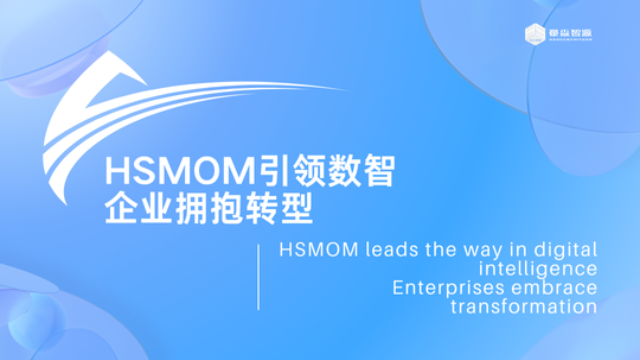 HSMOM引领数智，企业拥抱转型