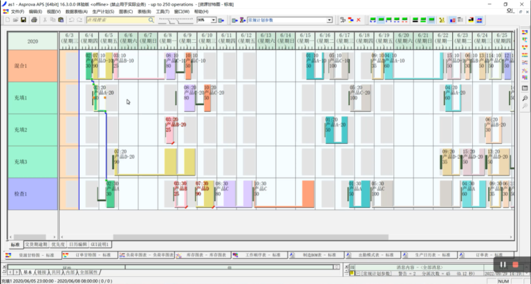 Asprova APS软件界面6