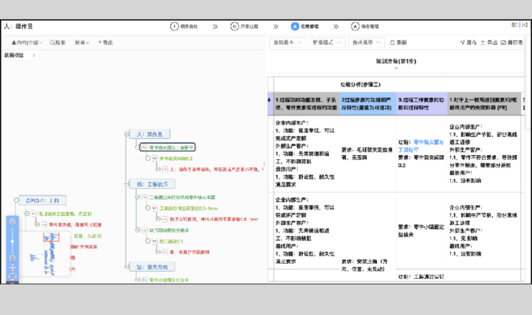 FMEAPLUS管理系统软件界面