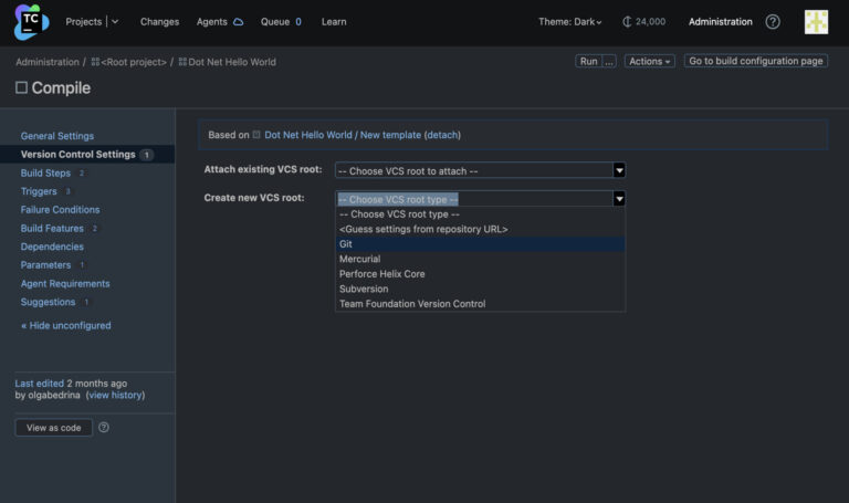 Jetbrains TeamCity软件界面2
