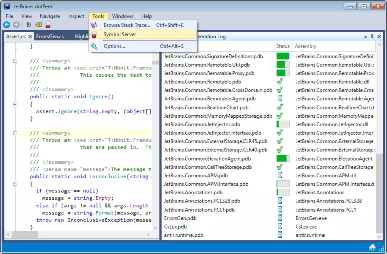 Jetbrains dotPeek软件界面2