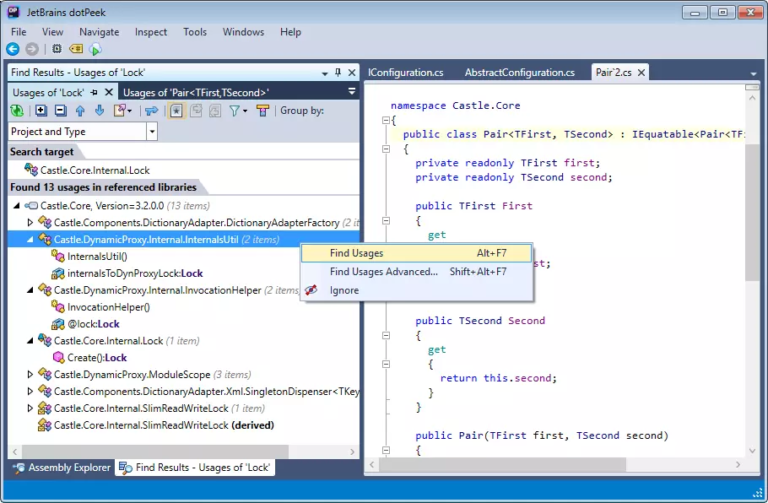 Jetbrains dotPeek软件界面3