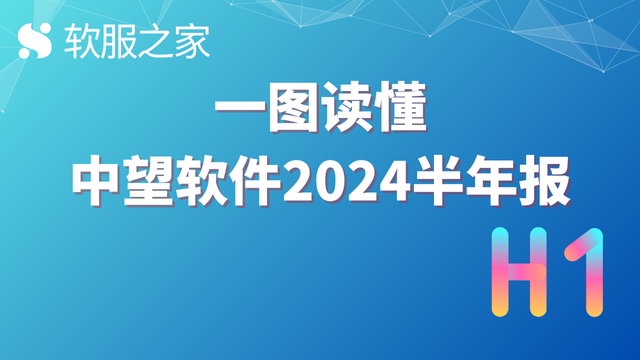 一图读懂中望软件2024半年报