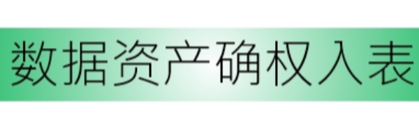 数据资产确权评估入表