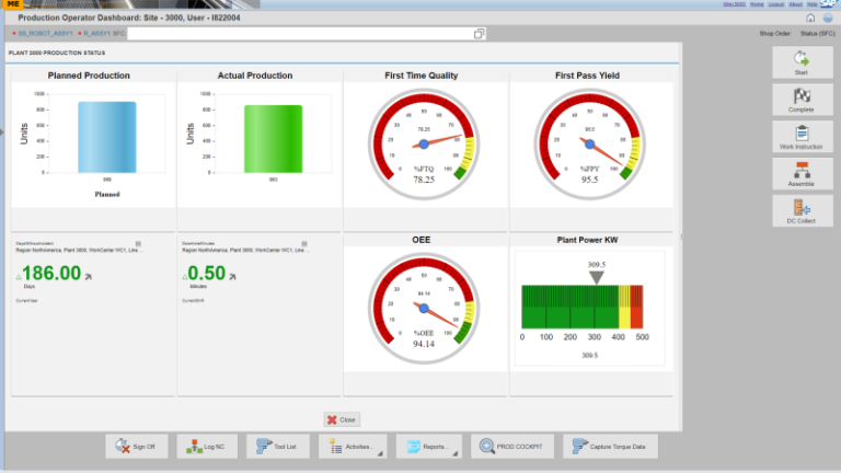 SAP Manufacturing Execution软件界面