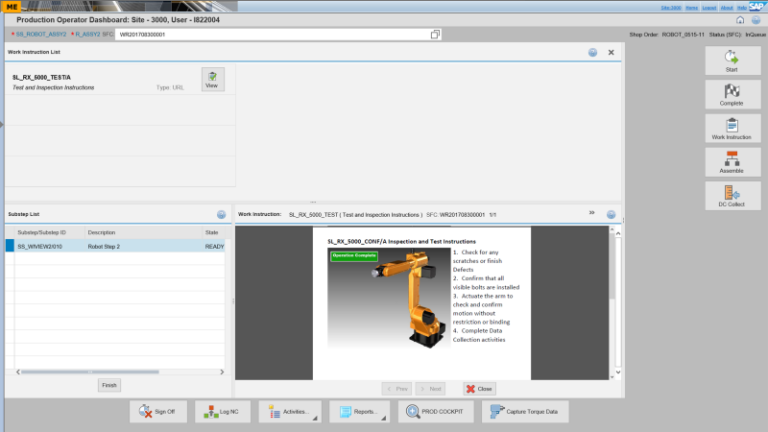 SAP Manufacturing Execution软件界面3