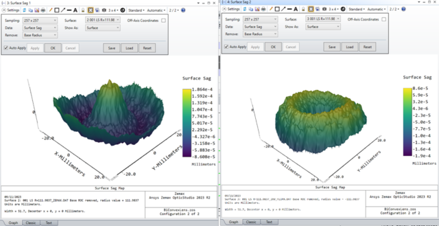 Ansys Zemax | 在 OpticStudio 中将干涉仪数据附加到光学表面 – 第二部分