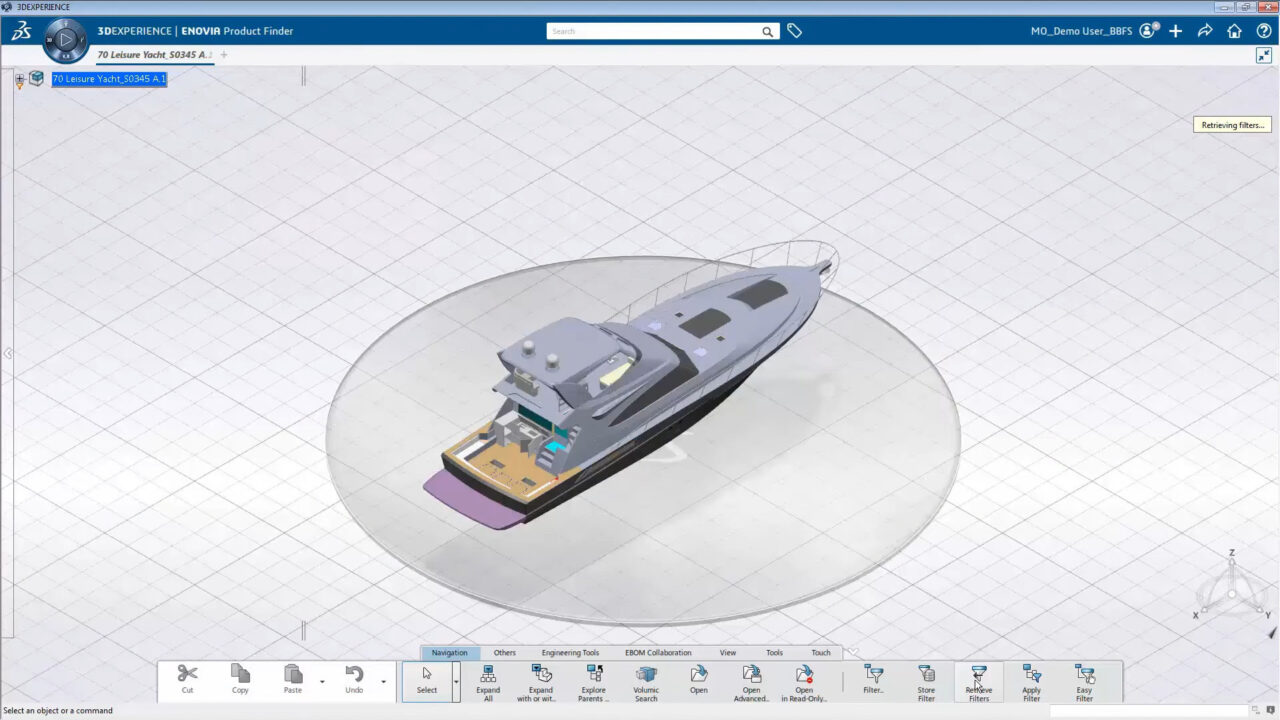 catia boat interior designer 统一的工业设计工作流程解决方案，用于构思、创建和体验游艇和船舶的内部设计，以获得最佳乘客体验