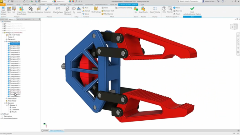Autodesk Inventor Nastran软件界面