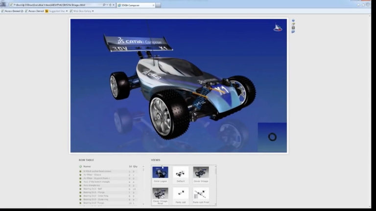 CATIA Composer 软件界面图片