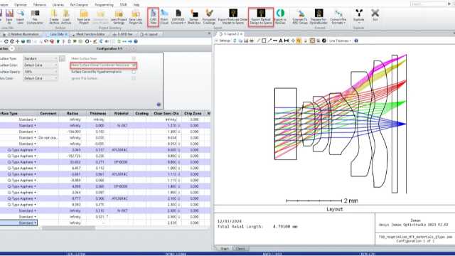 Ansys Zemax | 手机镜头设计 – 第 2 部分：光机械封装