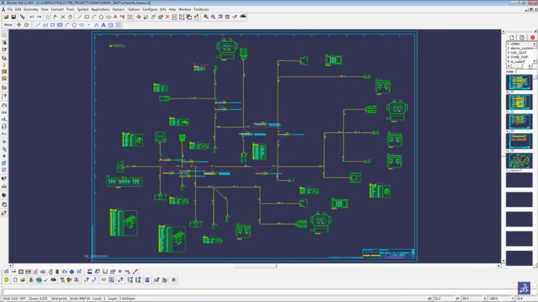 CATIA ELECTRE软件界面
