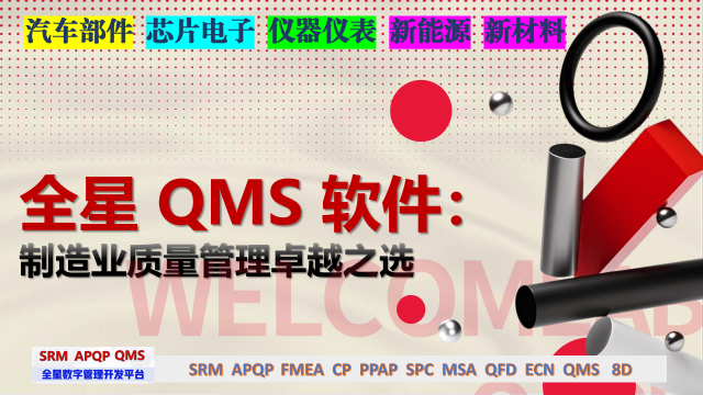 全星QMS软件系统-品质检验-稽核管理-8D客诉一体化质量管理平台