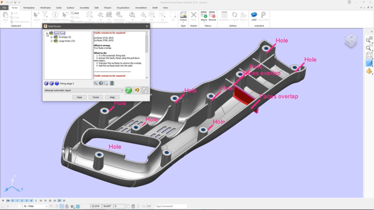 Autodesk Fusion with PowerShape 软件界面