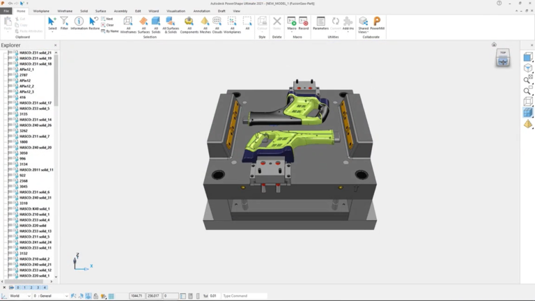Autodesk Fusion with PowerShape 软件界面