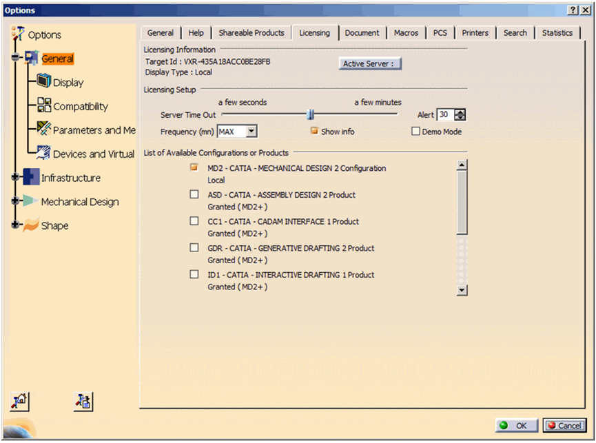 使用许可证管理器保留静态许可证 | CATIA V5 Option设置介绍（五）