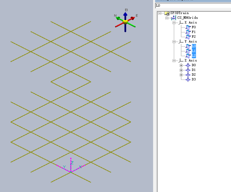 【每周微课】Intergraph Smart 3D水平面上的轴网线(Grid Line)显示