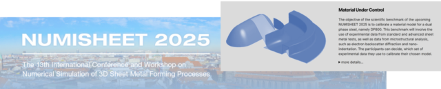 Dynaform在NUMISHEET 2025 Scientific Benchmark中荣膺第二名