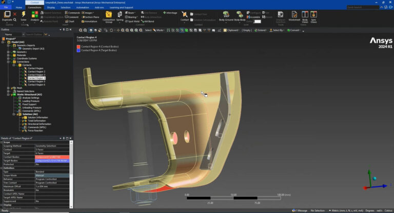 Ansys Mechanical 2025软件界面01