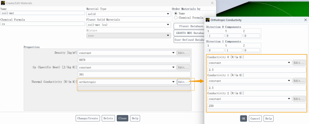 案例分享 | 电机散热Fluent仿真中线圈各向异性热导率的实现
