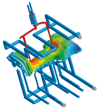 Moldex3D模流分析之支持歧管和模温机的建立和模拟