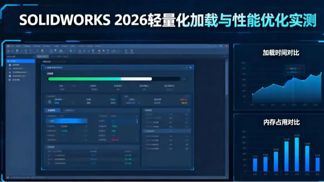 SOLIDWORKS 2026轻量化加载与性能优化实测