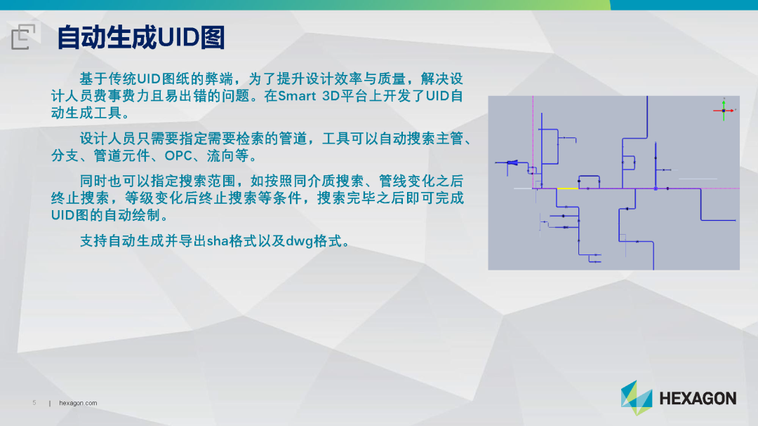 【课程回看】UID图自动生成在 Intergraph Smart 3D中的功能使用介绍