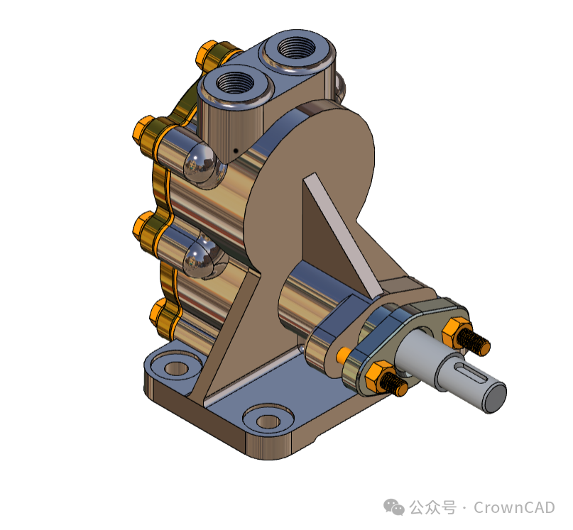 直播预告丨皇冠CAD(CrownCAD)建模教程:偏心柱塞泵