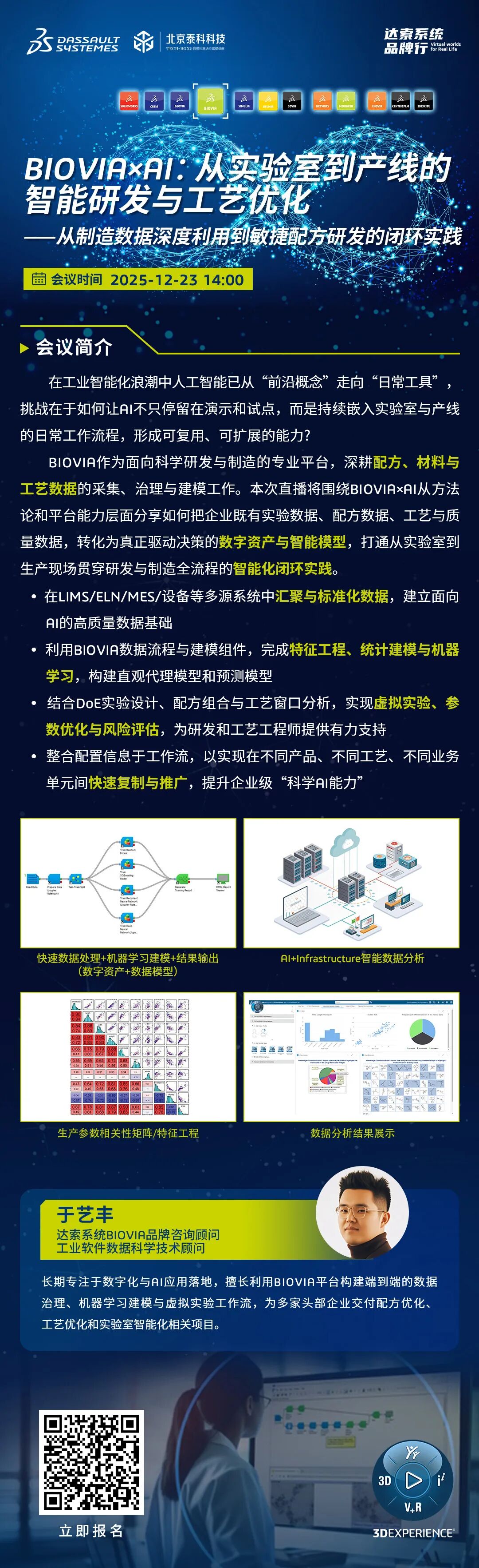 BIOVIAⅹAI:从实验室到产线的智能研究与工艺优化